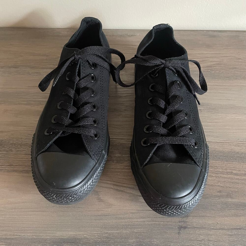 Converse Chuck Taylor All Star Low Black Monochrome Womens 8 Mens 6 M5039